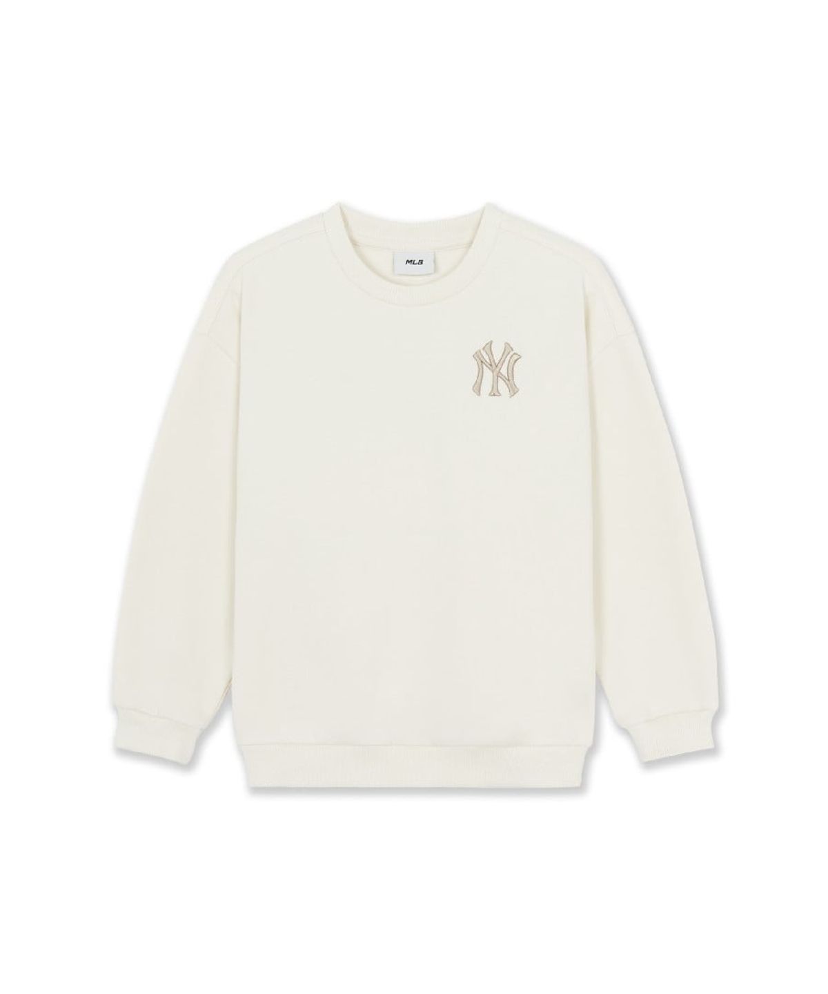 엠엘비 키즈(MLB KIDS) 스트릿 모노그램 카모 빅럭스 기모 맨투맨 NY (Cream)