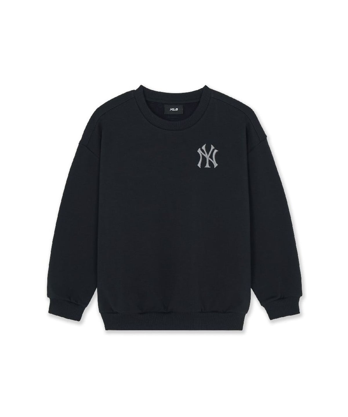 엠엘비 키즈(MLB KIDS) 스트릿 모노그램 카모 빅럭스 기모 맨투맨 NY (Black)