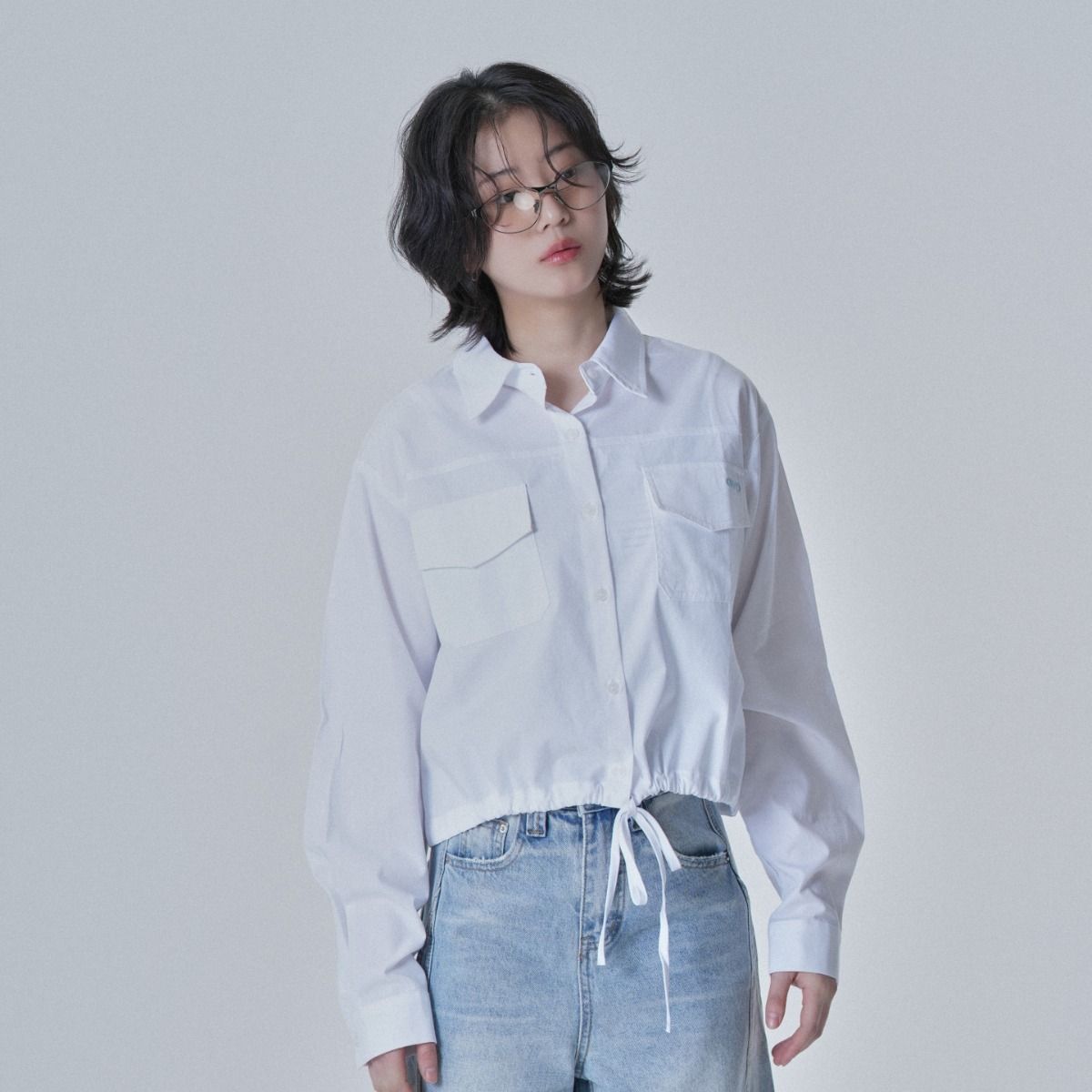 오우오(OWO) 켄달크롭셔츠