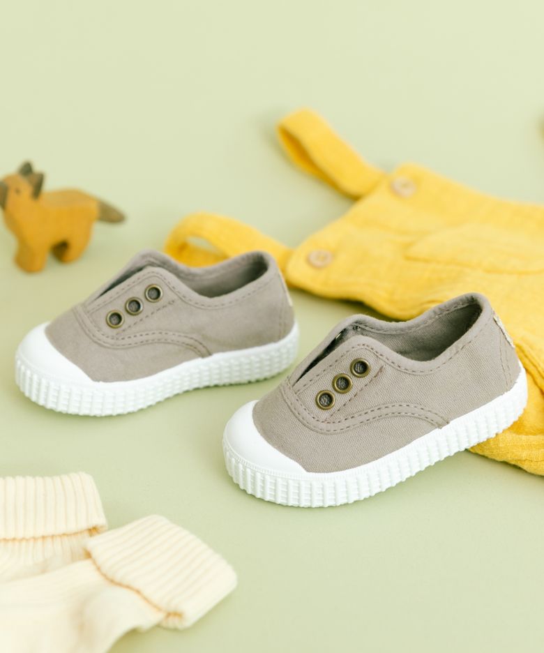 아동 잉글레사 코튼 라바다 스니커즈 (106627-GRIS)