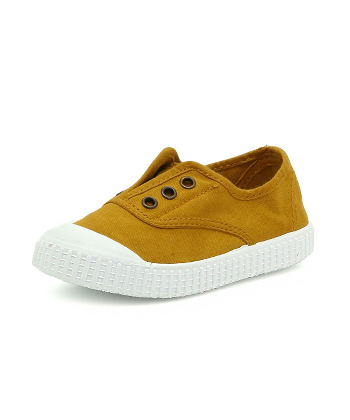 빅토리아슈즈 키즈(VICTORIA SHOES KIDS) 아동 잉글레사 코튼 라바다 스니커즈 (106627-MOSTAZA)