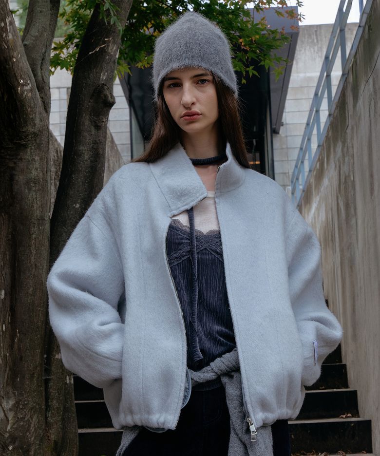 Alpaca Wool Handmade Blouson_4 Color