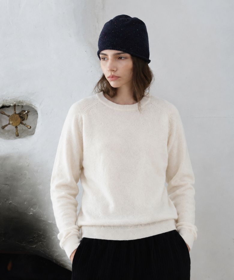 Dover Basic Knit Ivory_F263KN08