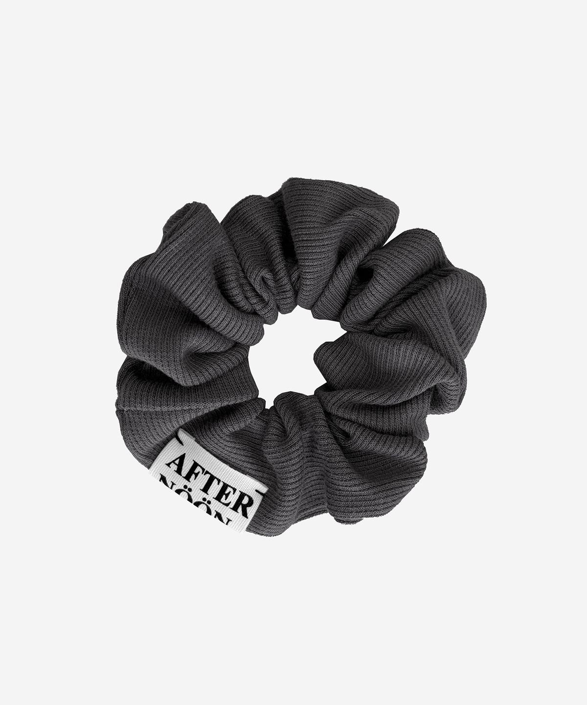애프터눈라이브(AFTERNOONLIVE) Cotton knit Scrunchie (Anthracite)