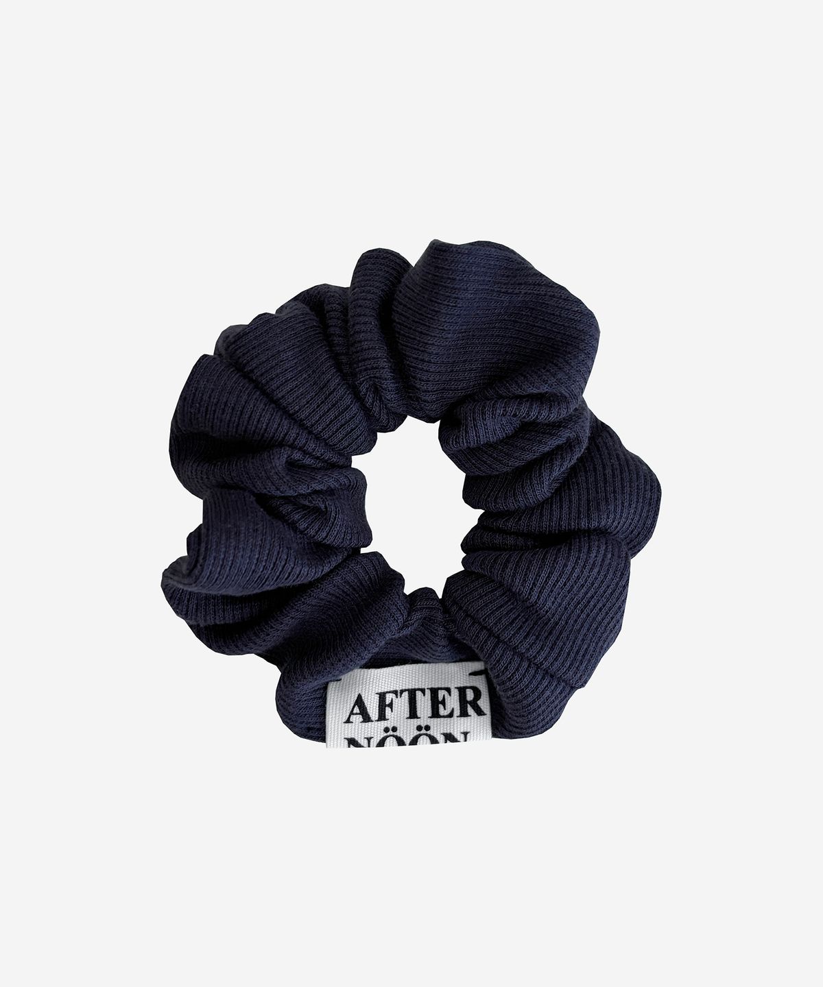 애프터눈라이브(AFTERNOONLIVE) Cotton knit Scrunchie (Navy Blue)
