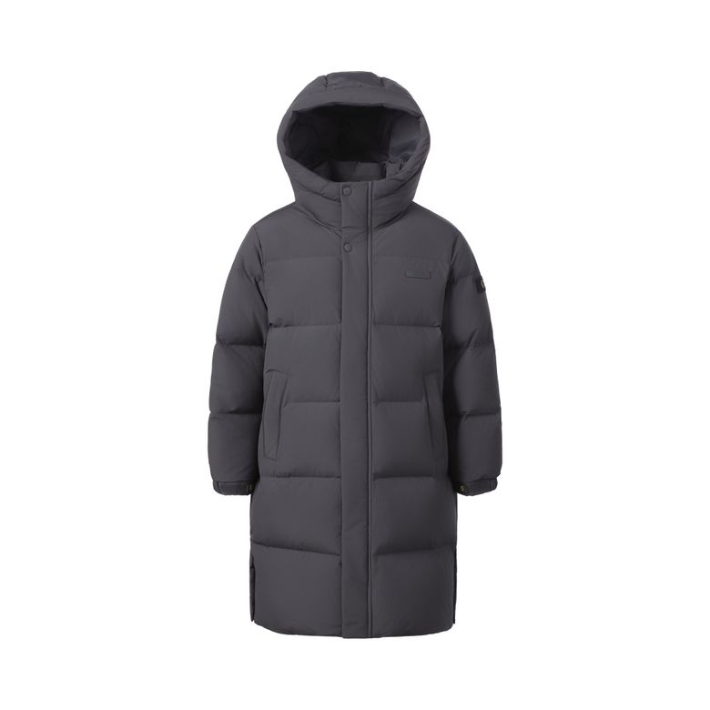 K264UDW960 카이만 롱 구스 다운 점퍼 IRON GREY