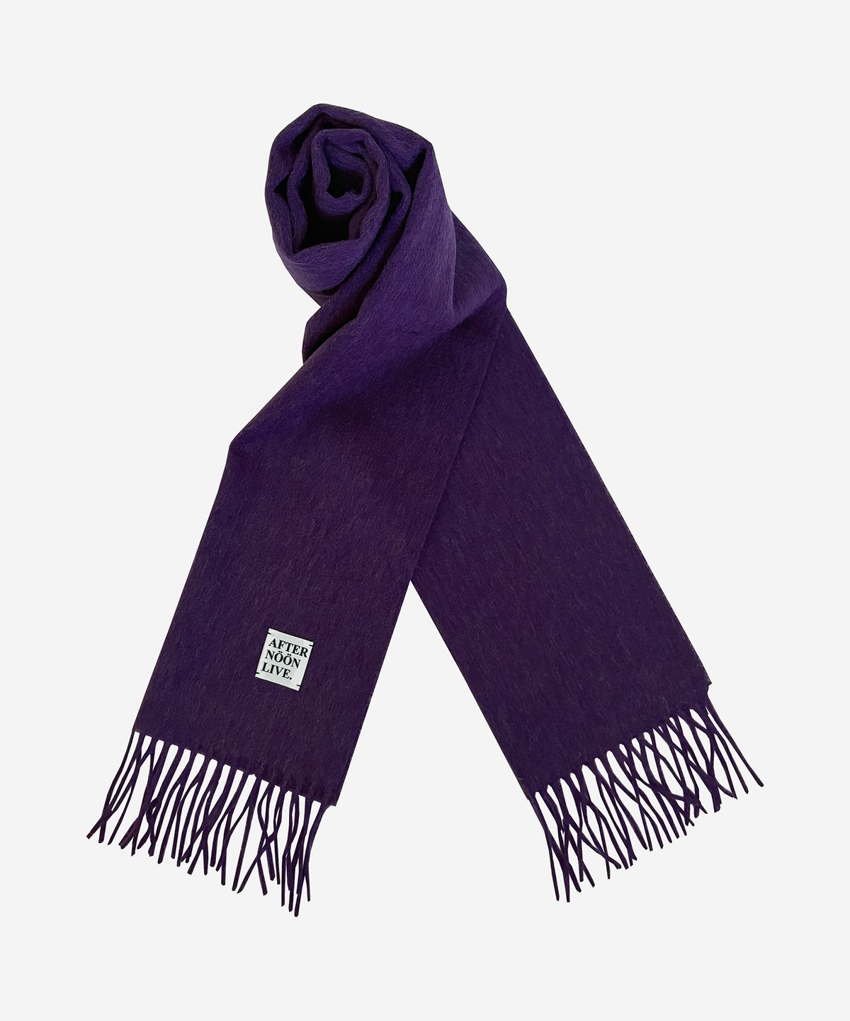 애프터눈라이브(AFTERNOONLIVE) Afternoonlive Wool Muffler (Medium Purple)