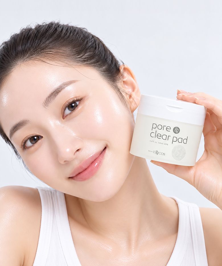 사춘기,청소년 피지관리 약산성 포어 앤 클리어 토너패드 160ml 60매
