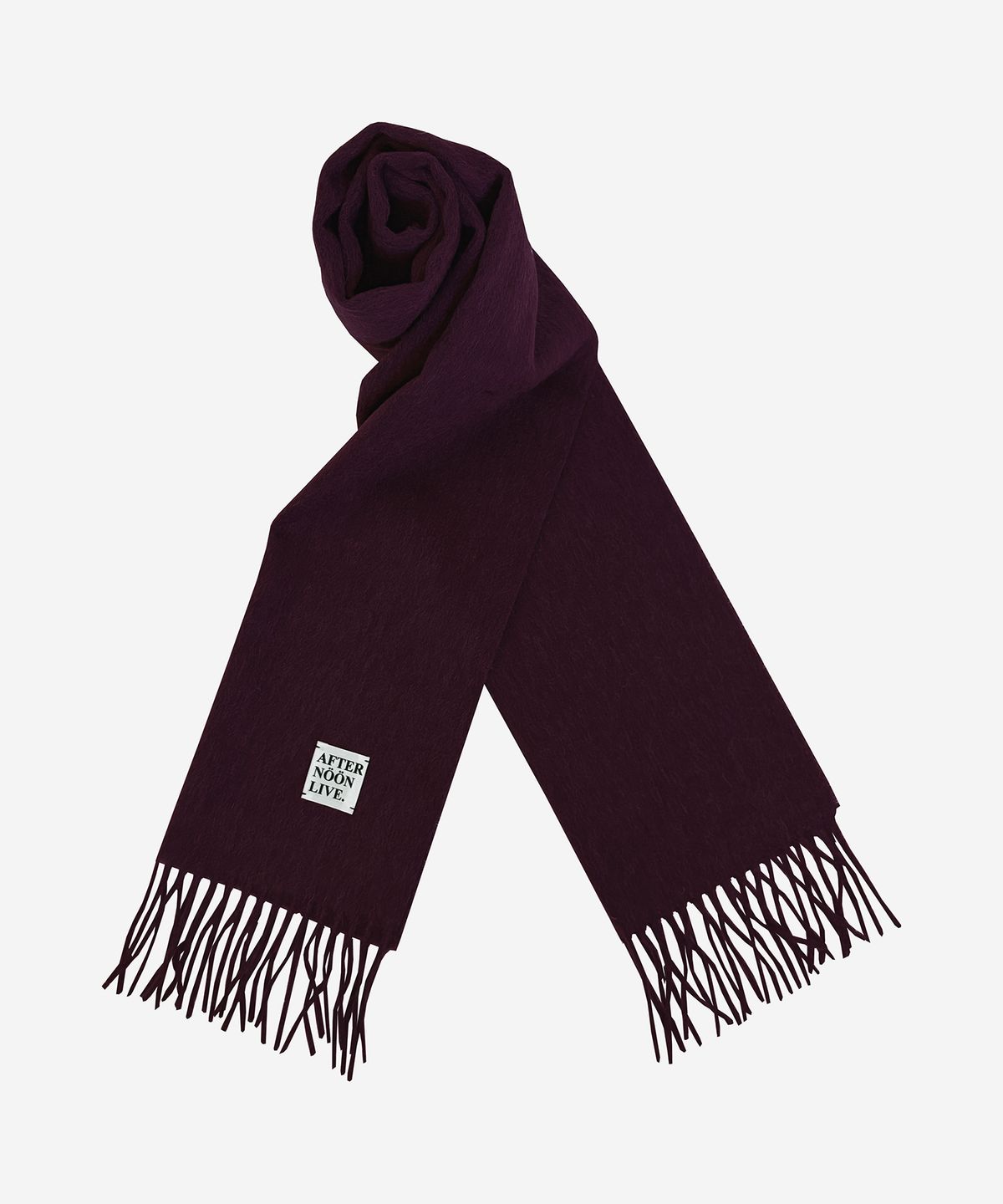 애프터눈라이브(AFTERNOONLIVE) Afternoonlive Wool Muffler (Plum)