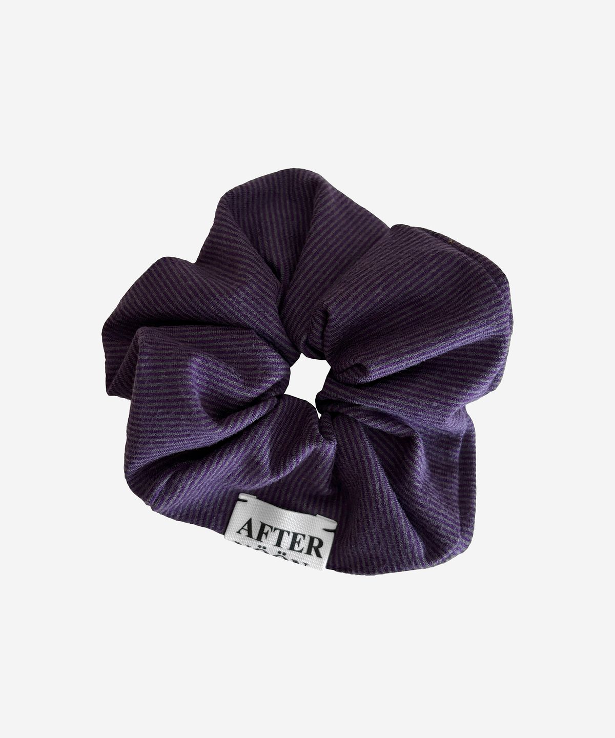 애프터눈라이브(AFTERNOONLIVE) Striped Scrunchie (Medium Purple)