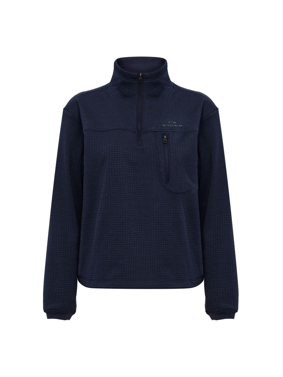 아이더(EIDER) AERO WAVE (에어로 웨이브) 여성 짚업 티셔츠_Dark Navy_DWW26206N9