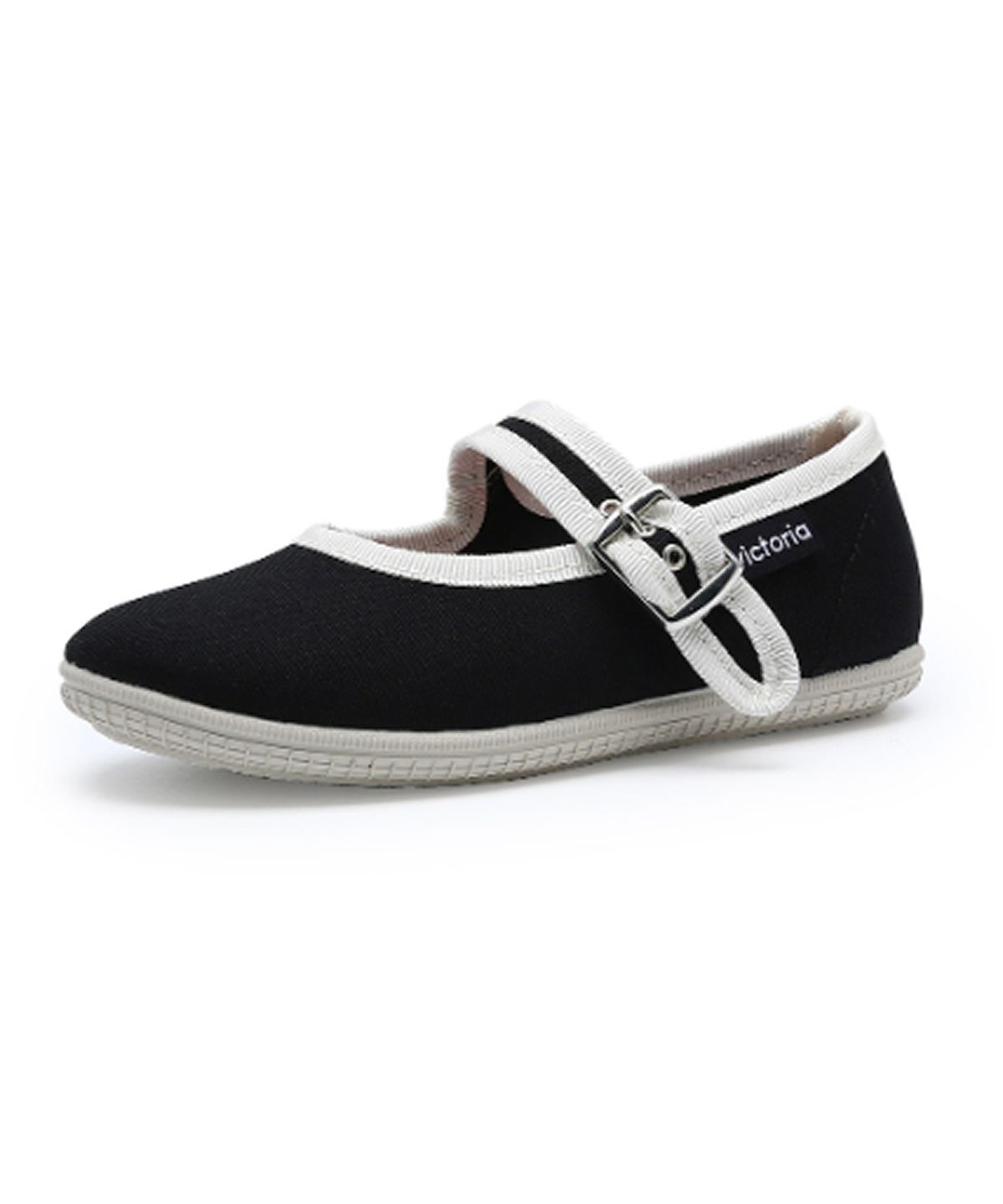 빅토리아슈즈 키즈(VICTORIA SHOES KIDS) 주니어 오다 캔버스 메리제인 (J1049117-NEGRO)