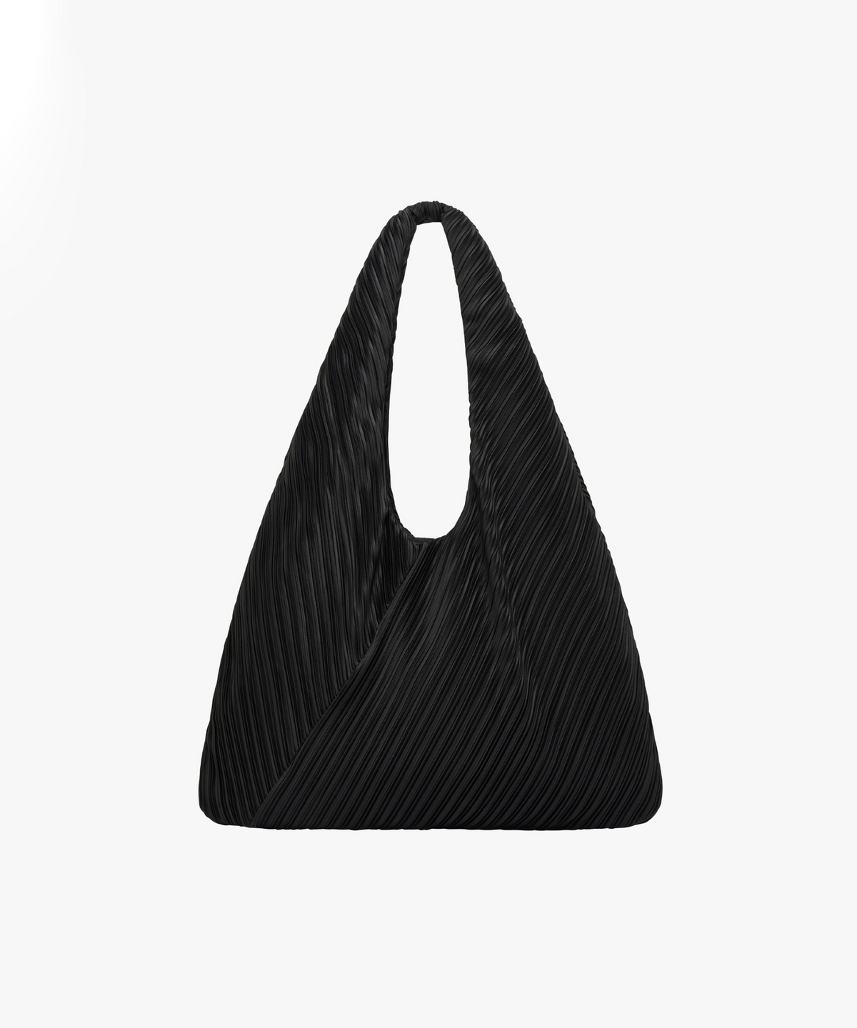 에쏘(ESSO) PLEATS SLOUCHY BAG IN BLACK