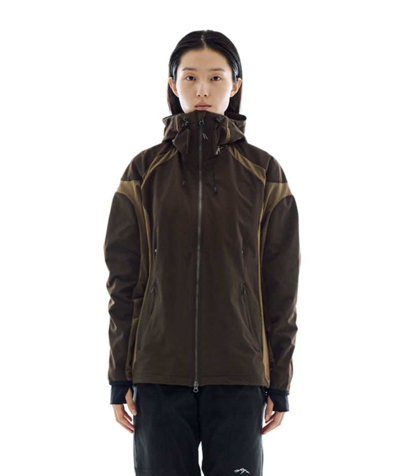 Contour Shell Jacket (Khaki/Brown) -Women-