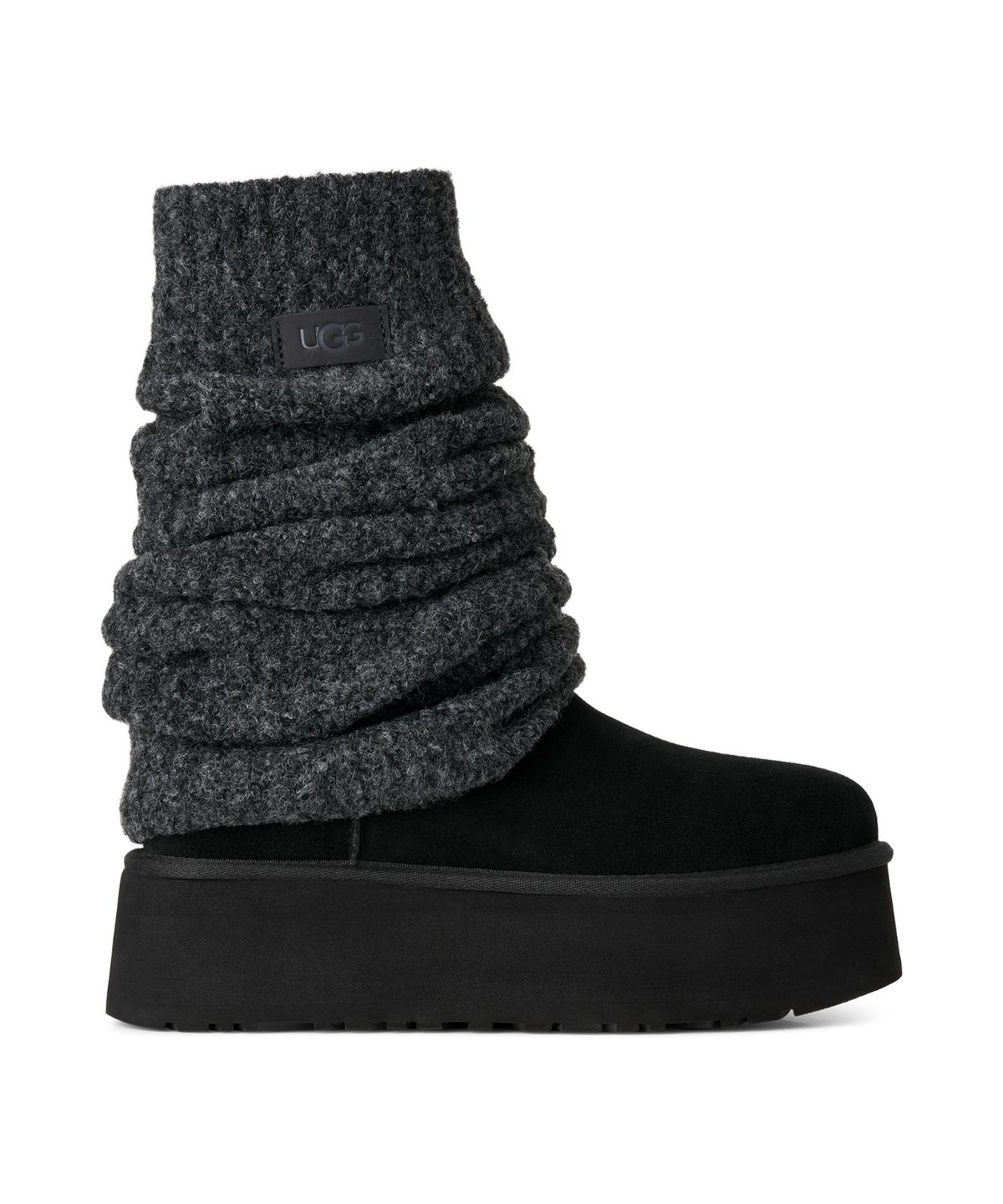 어그(UGG) [WOMEN] 클래식 미니 디퍼 레그워머 - 블랙 / 1178990-BLK