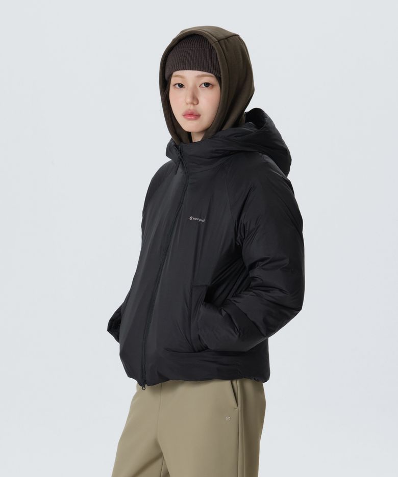 퍼피나 여성 후드 경량 다운 자켓 (S26WWFDJ23) Black