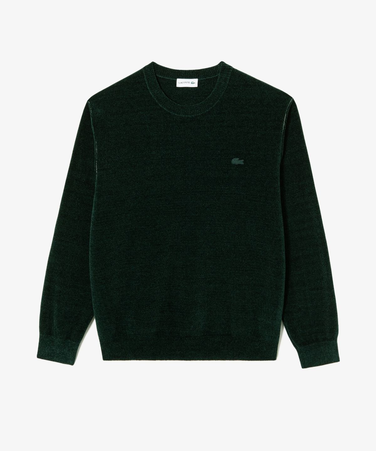 라코스테(LACOSTE) 남성 셔닐사 배색 스티치 크루넥 풀오버 AH502E-56N YZP