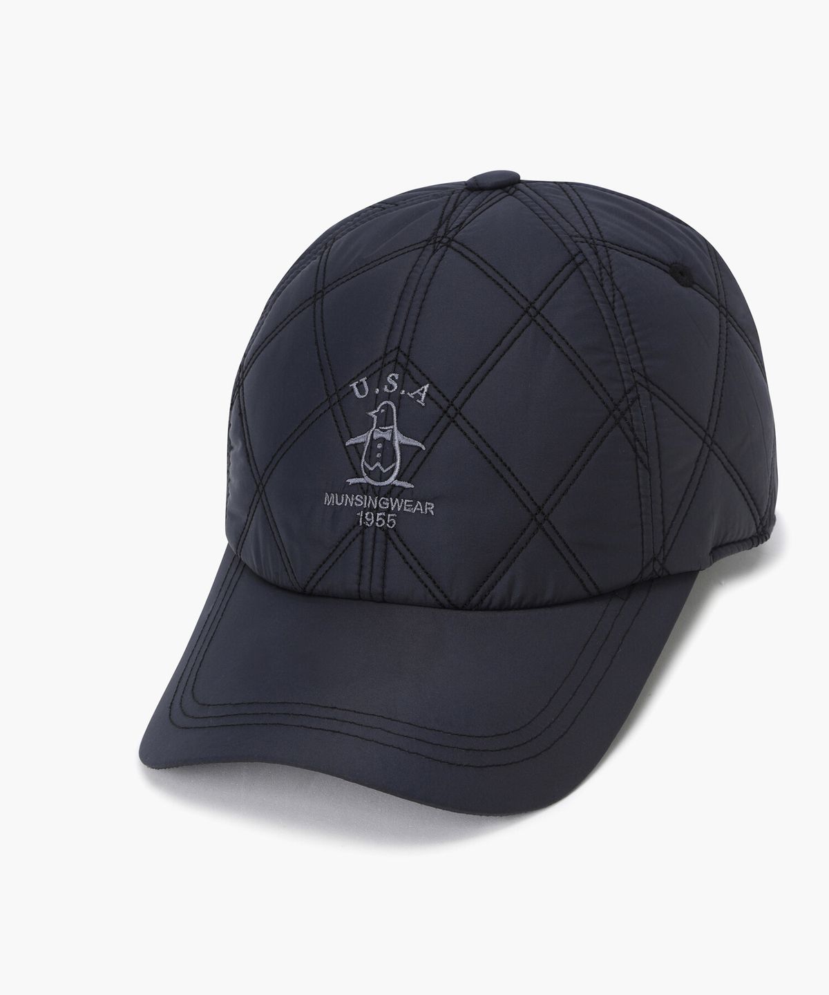 먼싱웨어(MUNSINGWEAR) 남성 내장 귀마개 패딩캡 차콜그레이 MR321MCP93