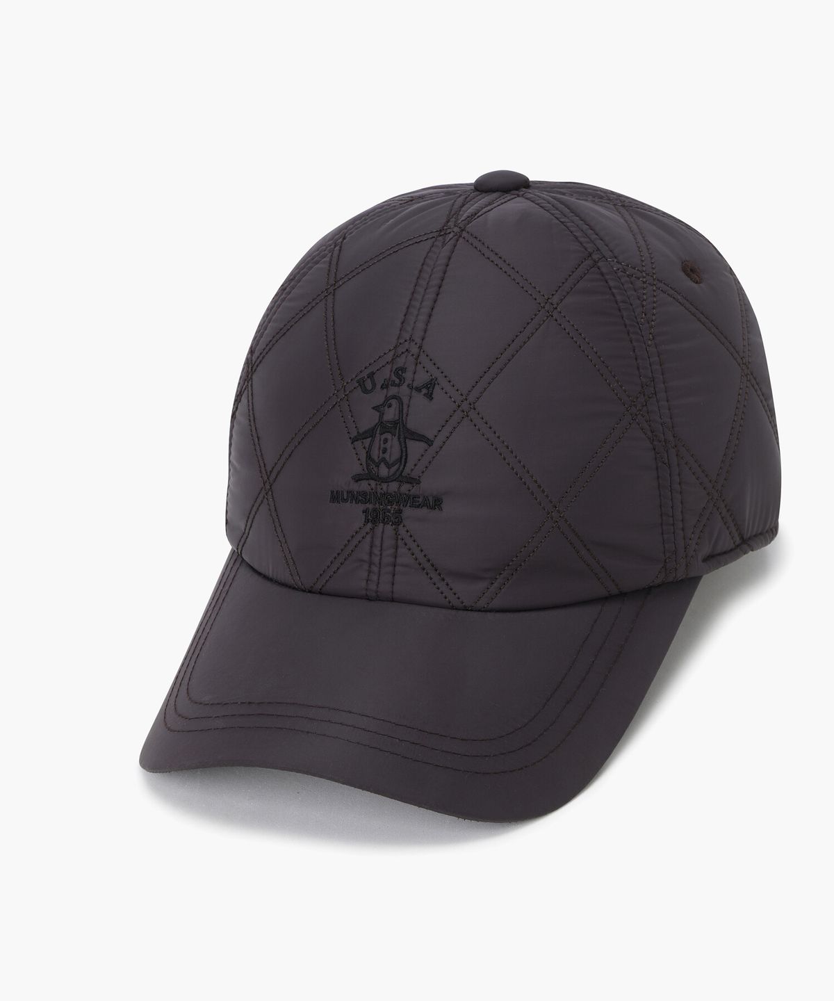 먼싱웨어(MUNSINGWEAR) 남성 내장 귀마개 패딩캡 브라운 MR321MCP93