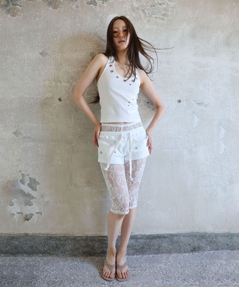 Napoleon Sweat Shorts - White