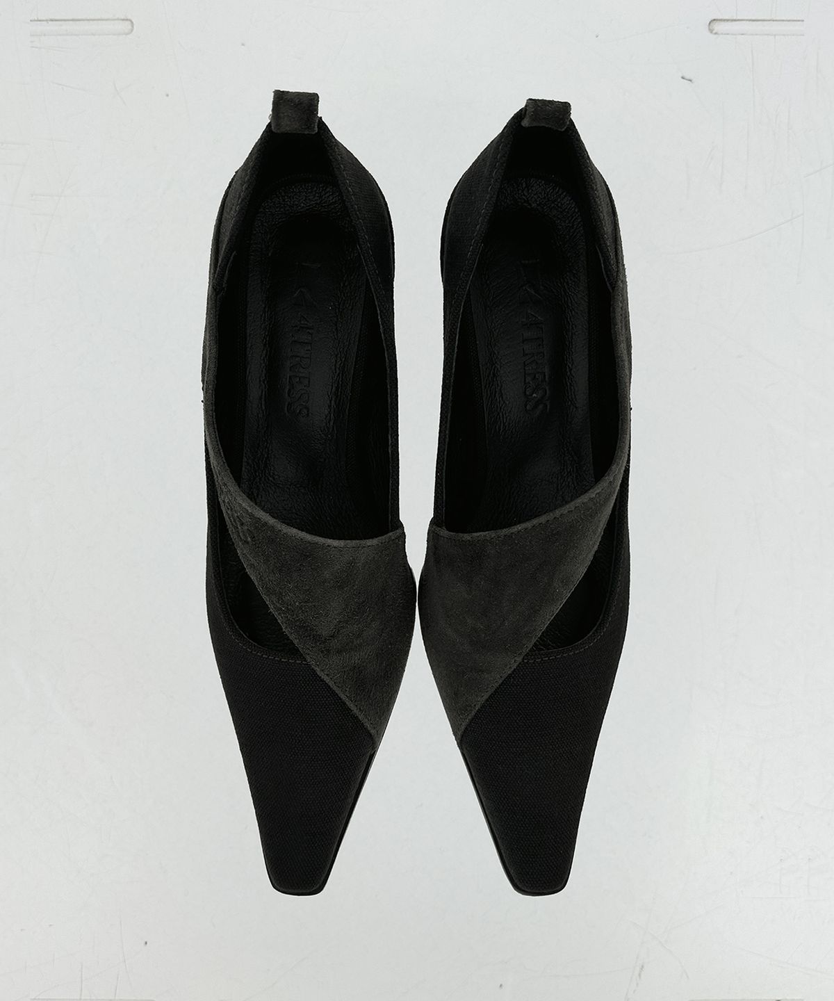 포트리스(4TRESS) LEATHER LAYERING PUMPS 01 BLACK