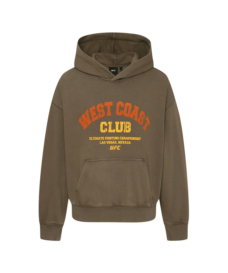 UFC WCFC 다잉 오버핏 후드티 다크 카키 U2TTX3104DK