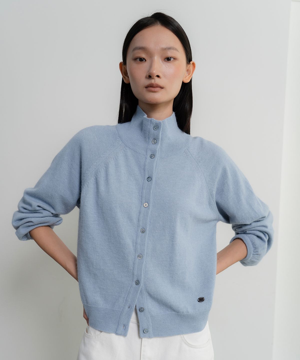 위에버(WEEVER) Ever Angora Cardigan ver, sky blue