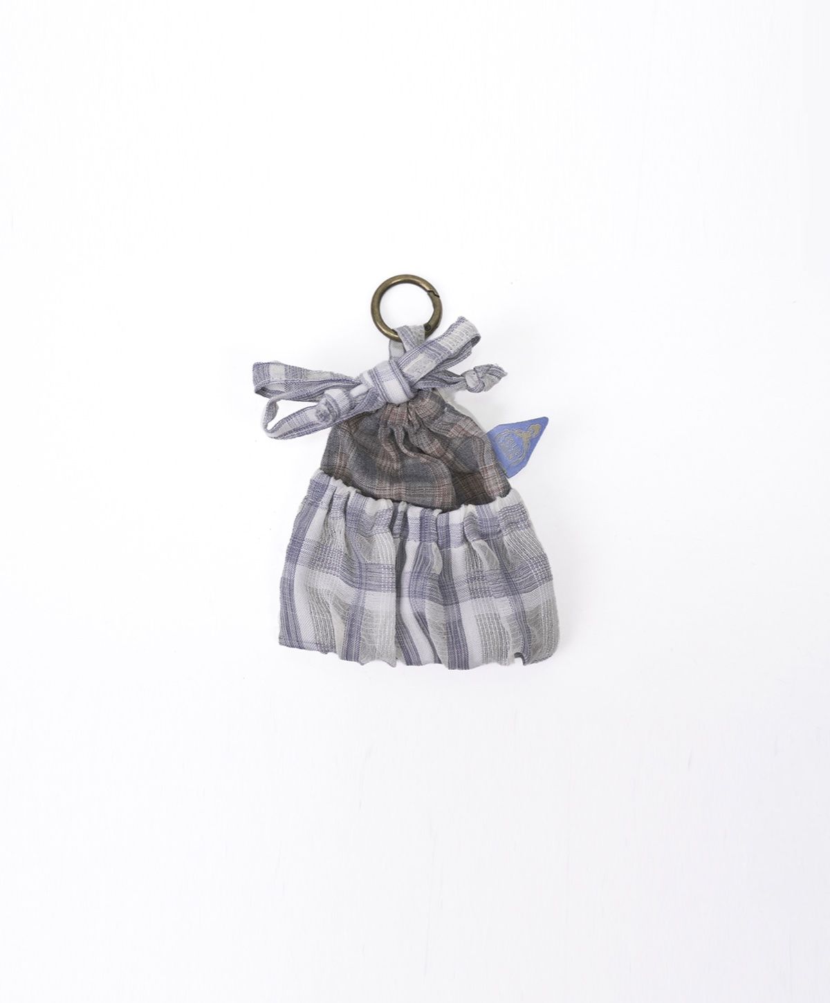 누크피터(NUUKFITTER) SHINING MINI BAG KEY RING [IVORY]샤이닝 미니백 키링 아이보리