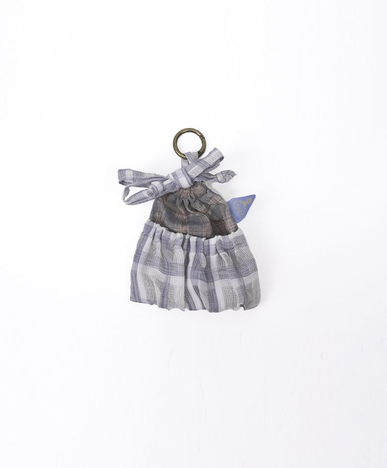 SHINING MINI BAG KEY RING [IVORY]샤이닝 미니백 키링 아이보리
