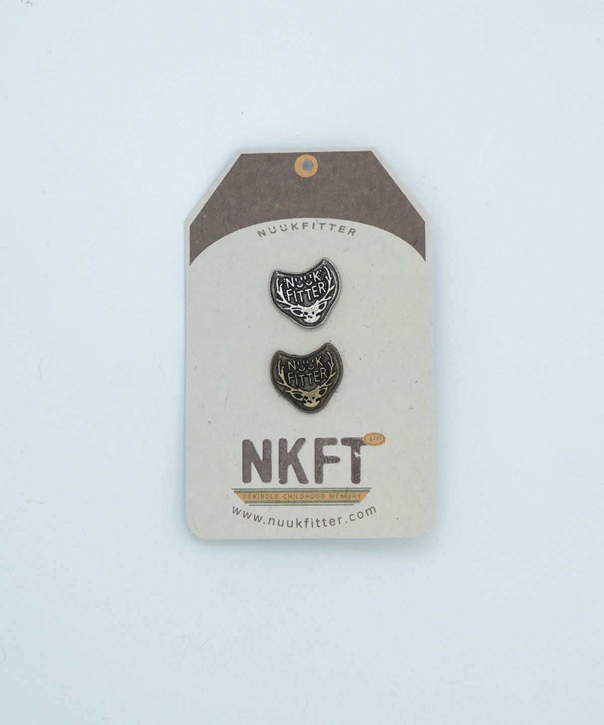 누크피터(NUUKFITTER) VINTAGE BADGE 빈티지 금속 핀뱃지
