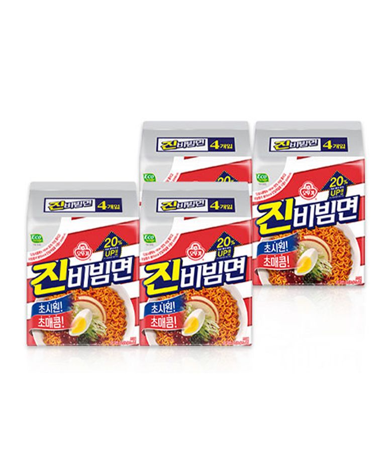 진비빔면 16개입 (4개입번들 x 4개)