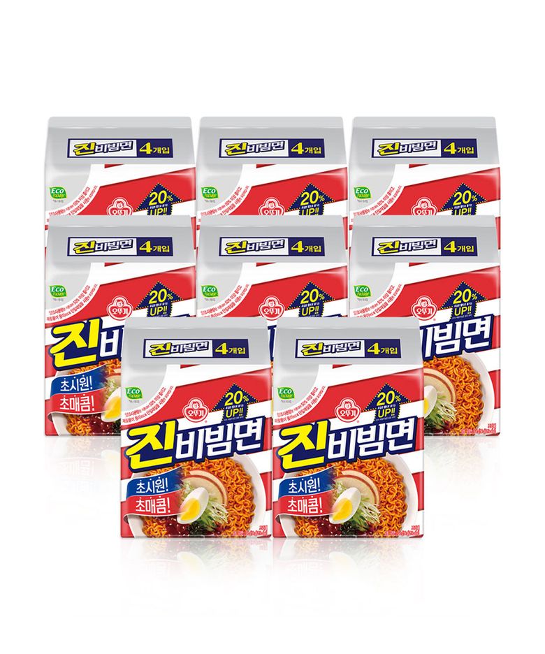 진비빔면 32개입 (4개입번들 x 8개)