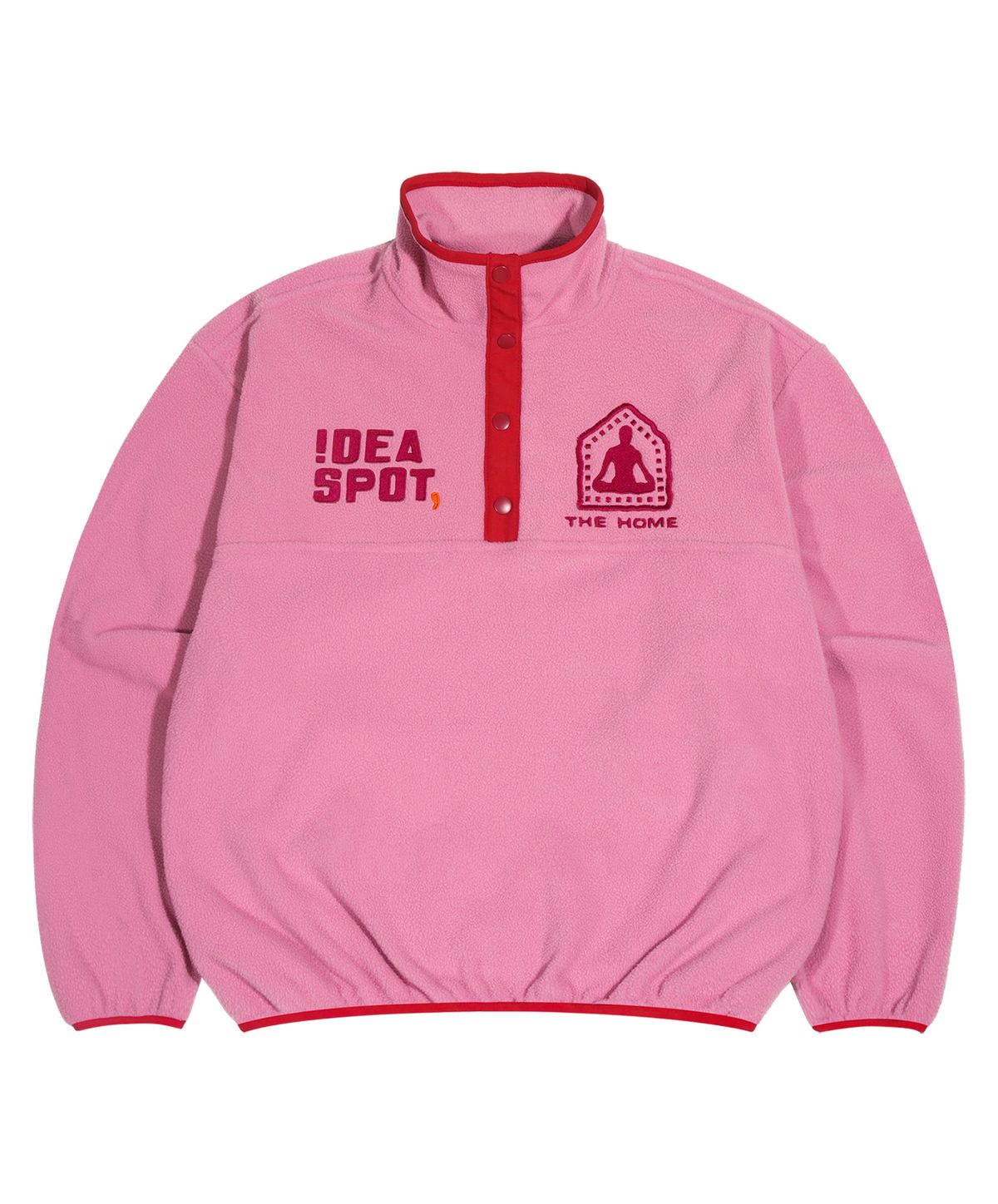 퍼츠(POTS) IDEA SPOT FLEECE PULLOVER [PINK]