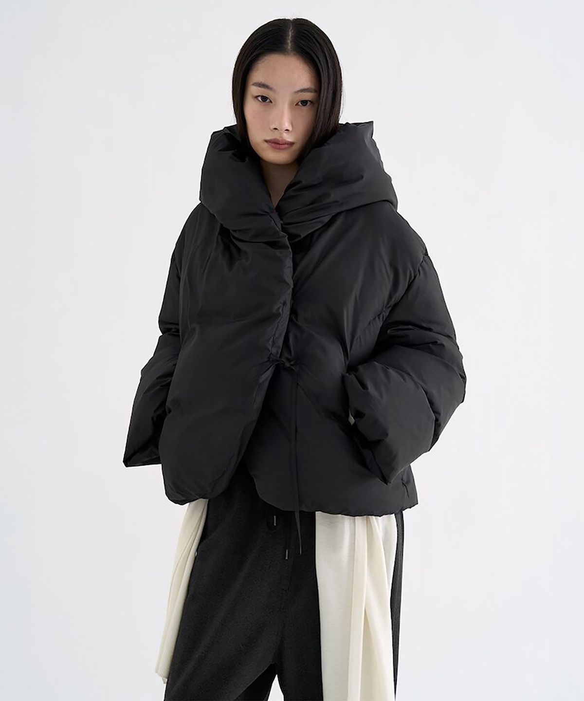 앙개(ANGGAE) Duck Down Anggae Puffer   Brown