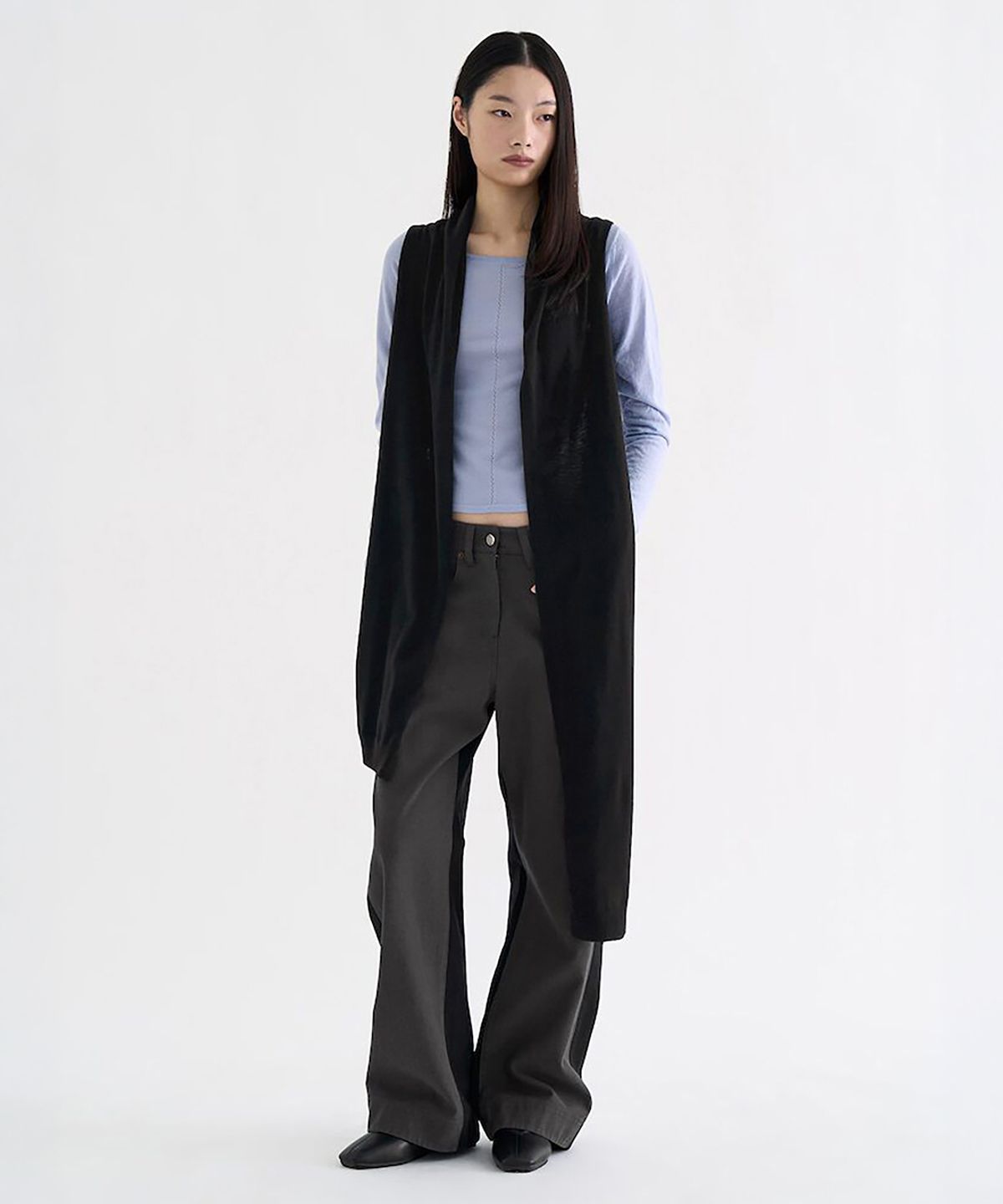 앙개(ANGGAE) Multy Way Muffler   Black