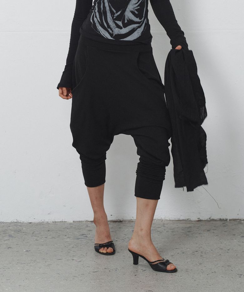 PUFF BAGGY PANTS BLACK