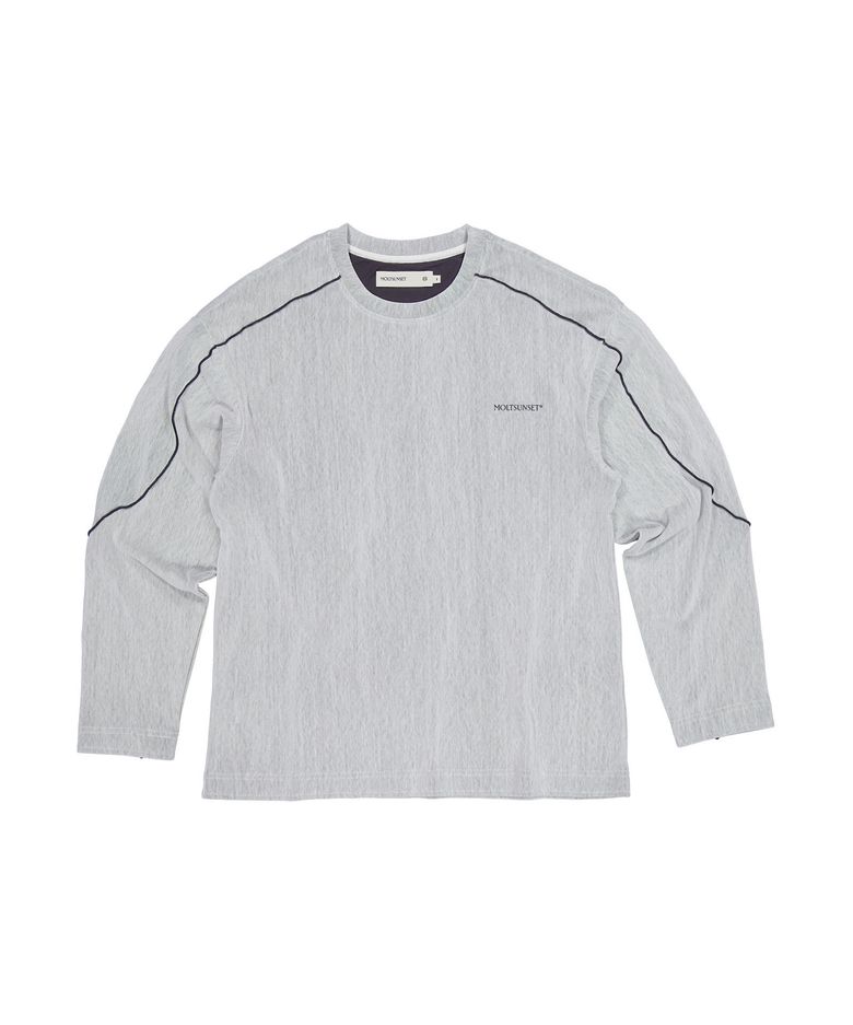 Sheer Layered Long Sleeve - White