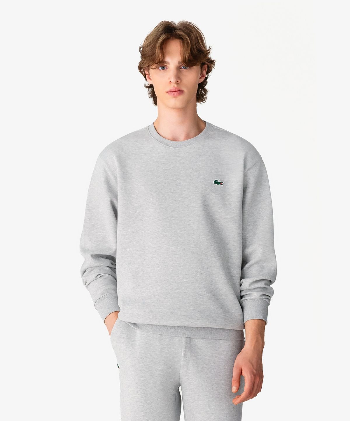 라코스테(LACOSTE) 남성 테크니컬 크루넥 스웻 셔츠 SH616E-56N CCA