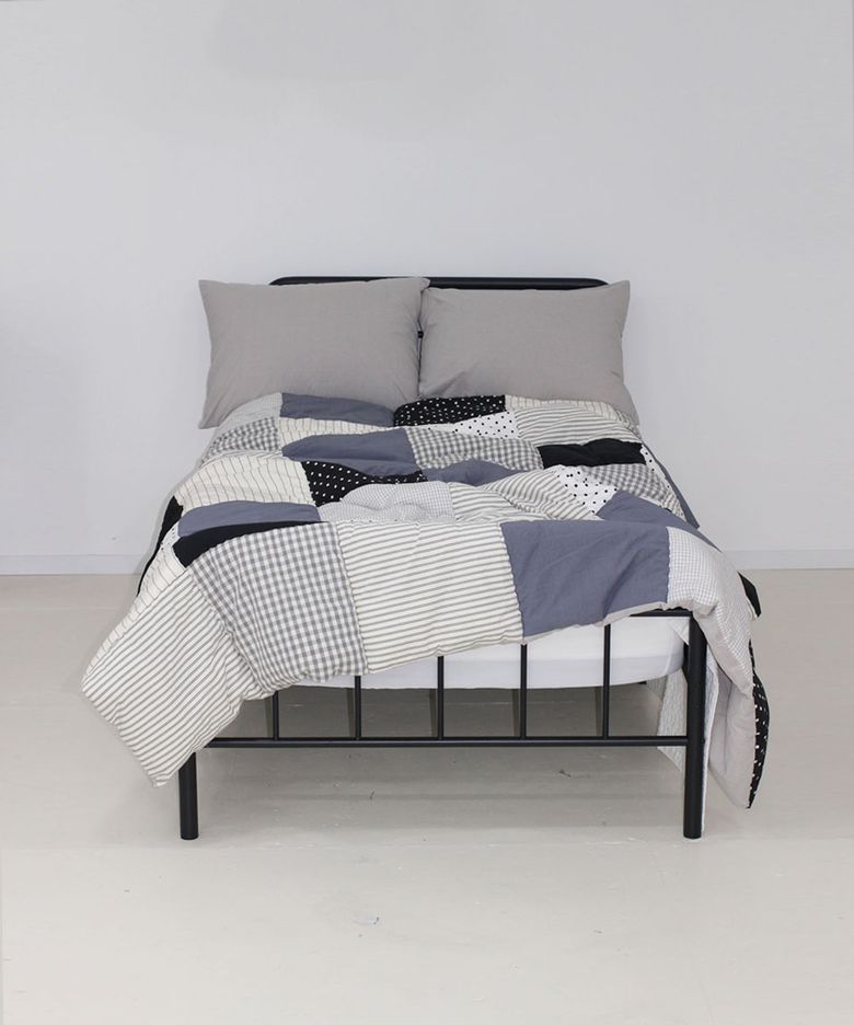 모노 믹스 패치워크 차렵이불 Mono Mix Patchwork Bedding