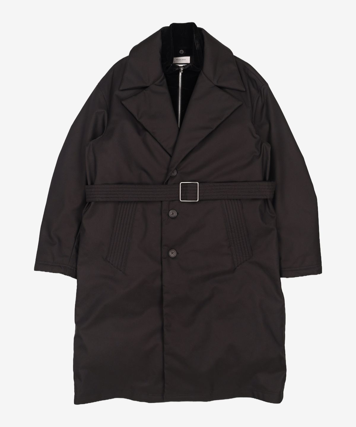메종미네드(MAISON MINED) TURTLE NECK BELTED LONG DOWN COAT BLACK FREE