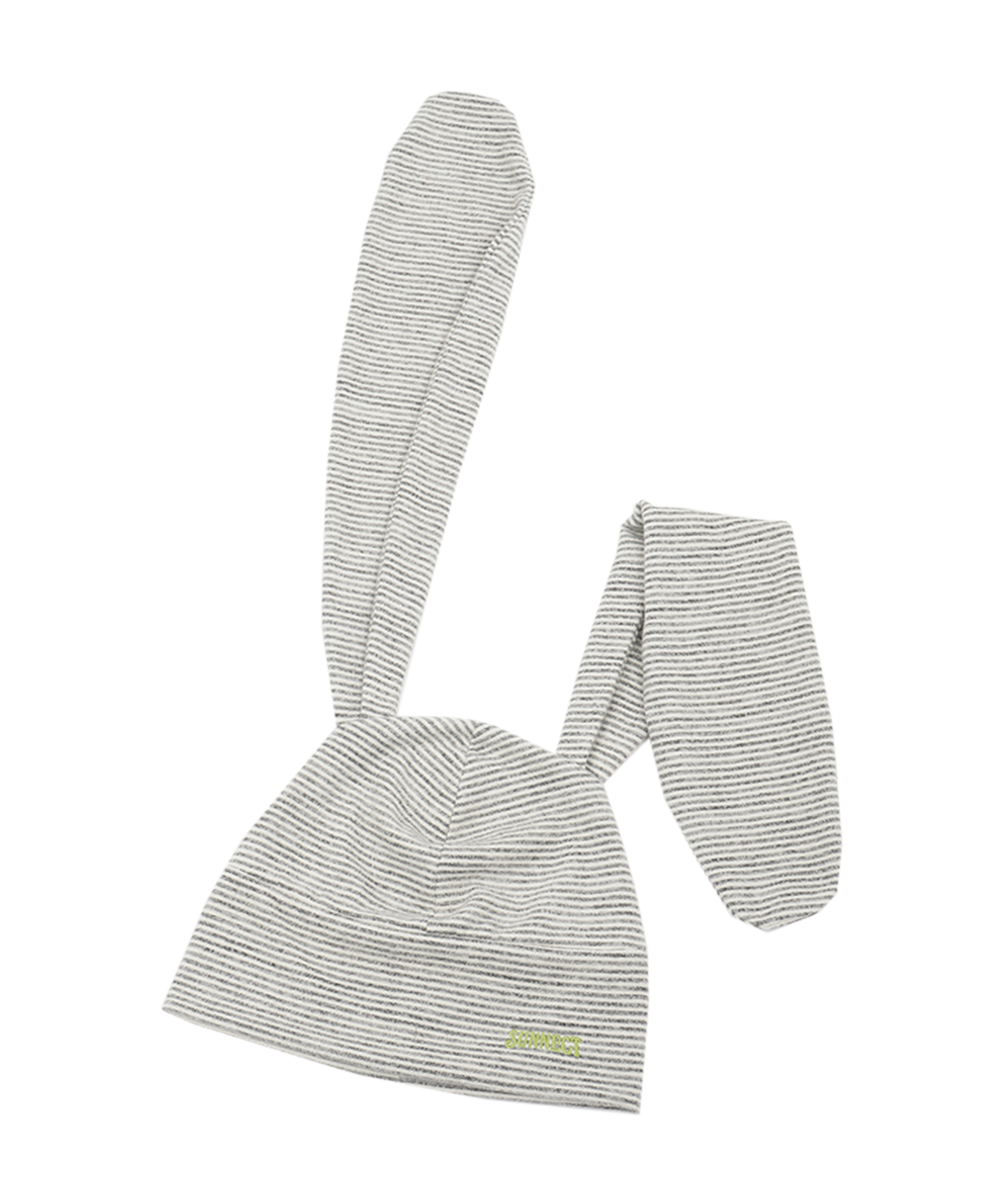 써넥트(SUNNECT) Striped Rabbit Beanie - Grey