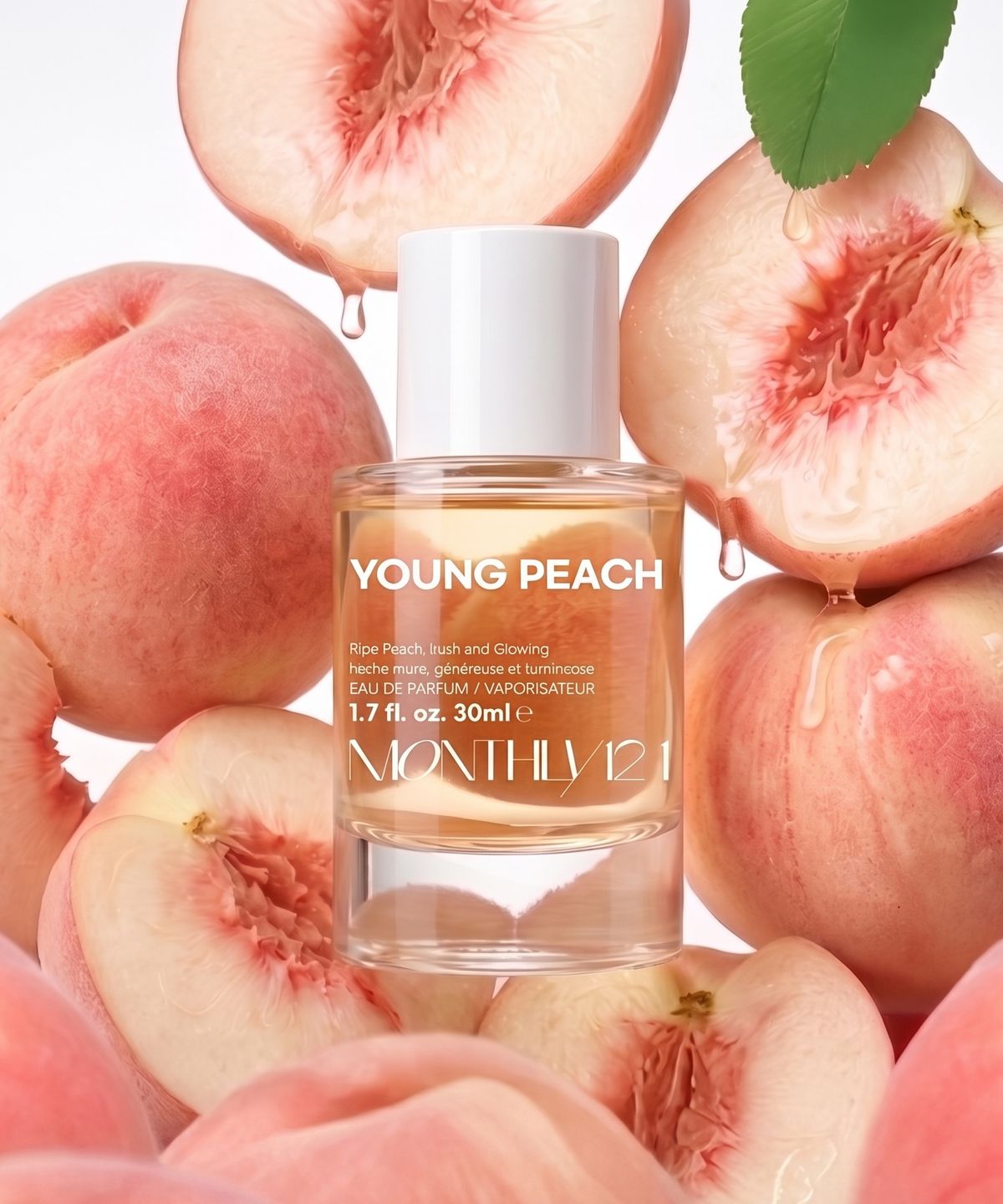 먼슬리121(MONTHLY 121) [복숭아 살냄새] 영피치 오 드 퍼퓸 30mL + 향수샘플 2mL 증정