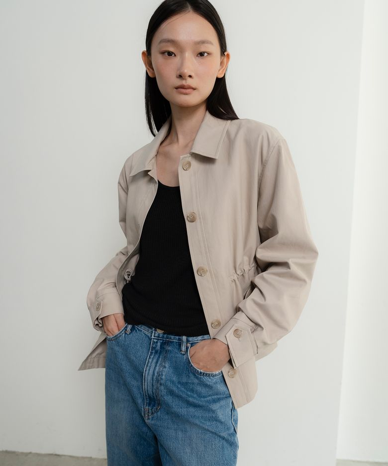 String pocket JK women ver, gary beige