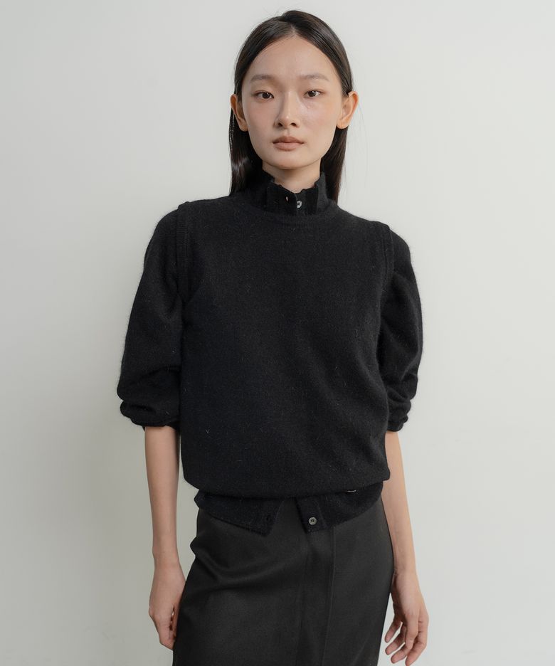 Ever Angora Sleeveless ver, black