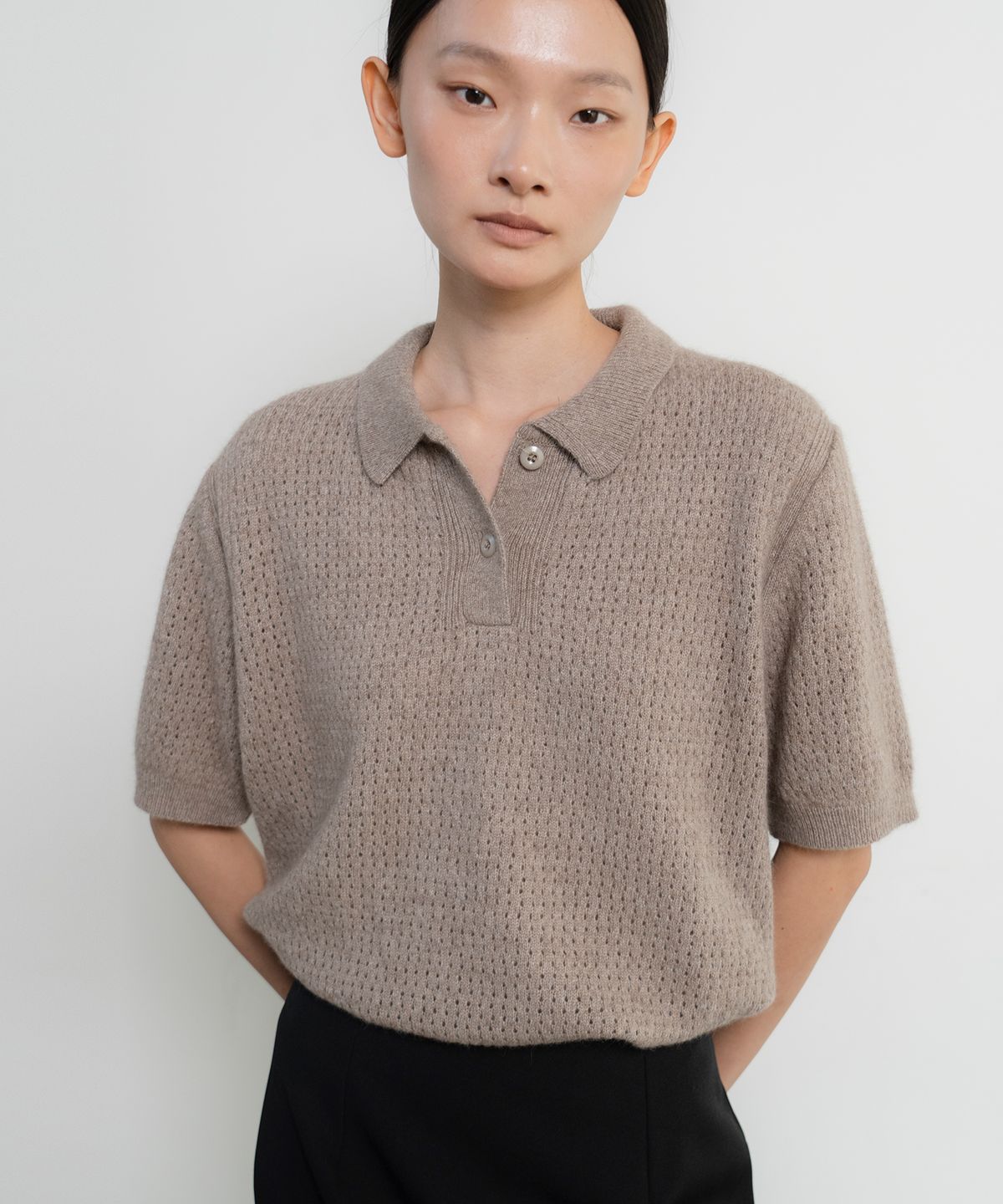 위에버(WEEVER) RAFFINE KNIT ver, beige
