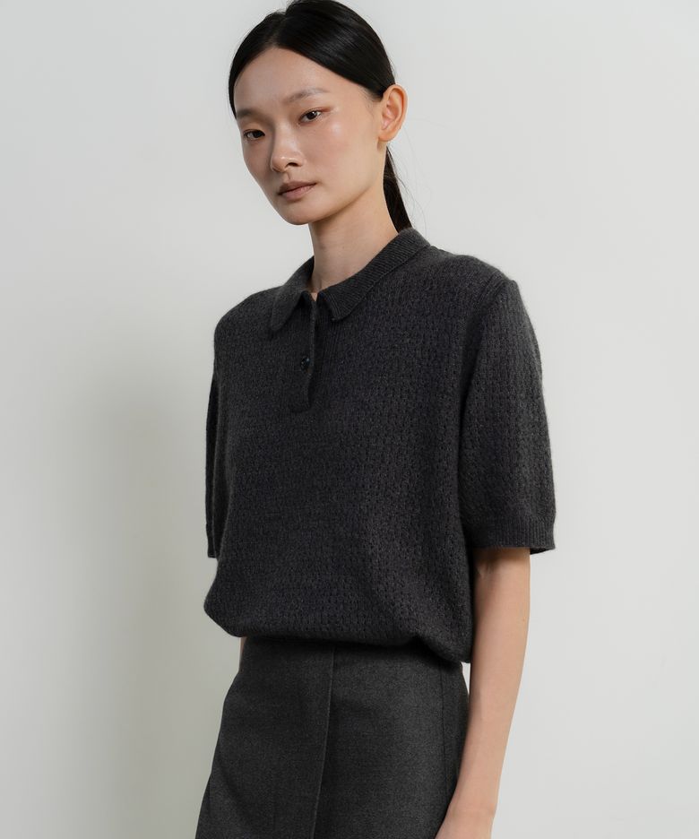 RAFFINE KNIT ver, charcoal