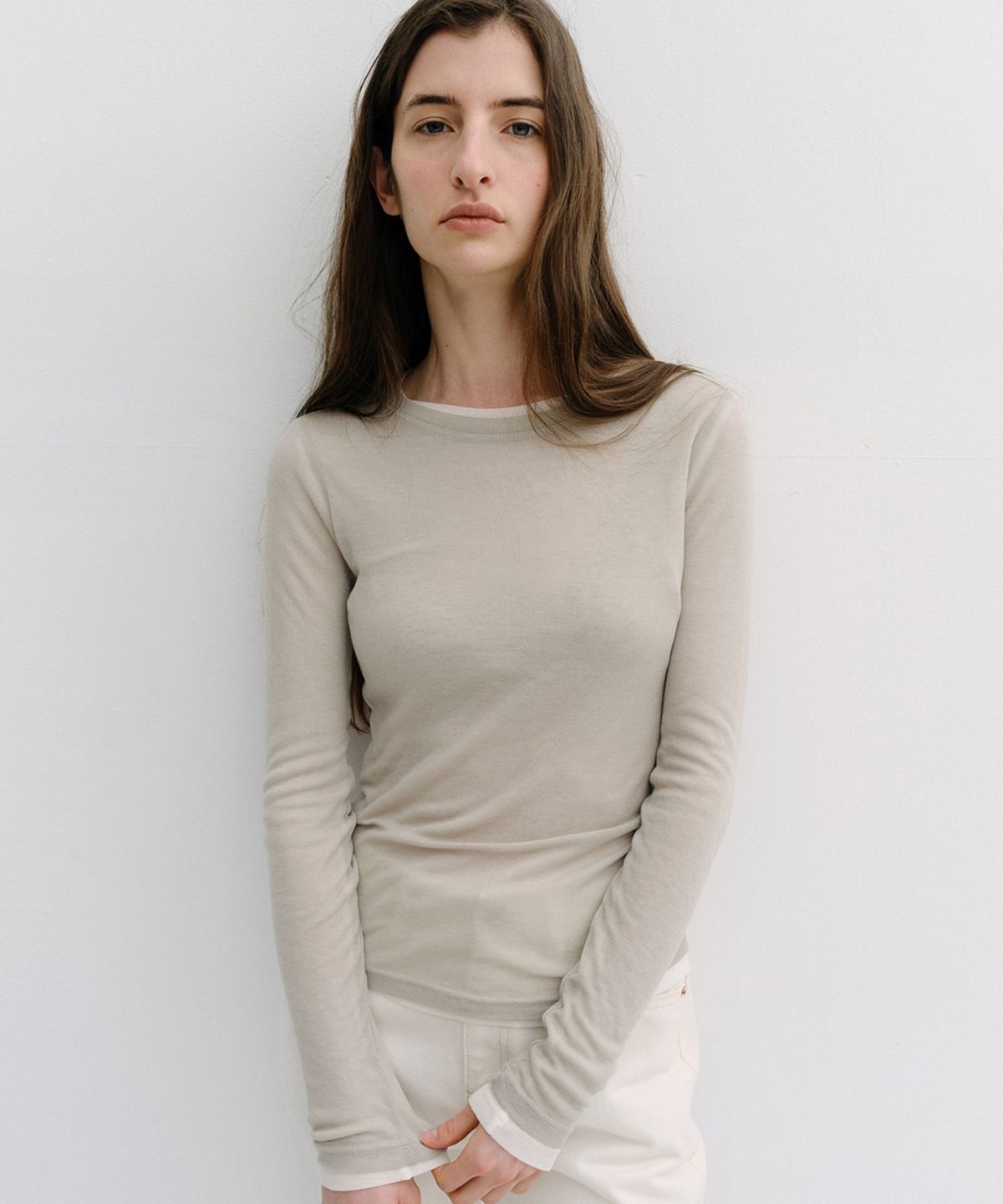 블랭크03(BLANK03) wool round t-shirt (10colors)