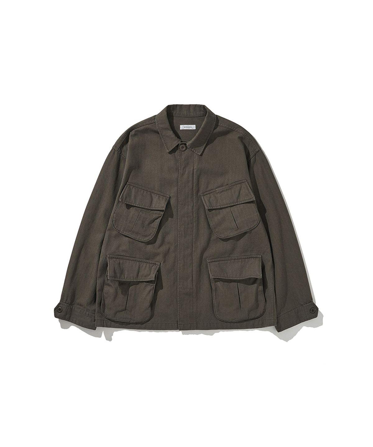 히즈핸더(HISHANDER) JUNGLE FATIGUE JACKET MUD OLIVE