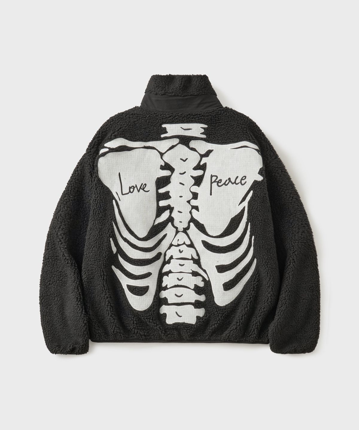 카이소(KYSO) [Trend Space x KYSO] Bone Fleece Jacket Black