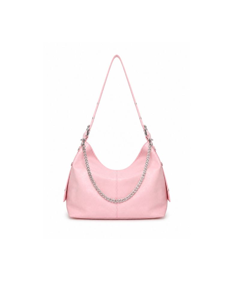 im chic 레더 체인백_pink